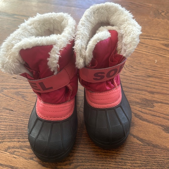 Sorel Snow Commander Pink Boots - Toddler size 11 - Picture 1 of 1